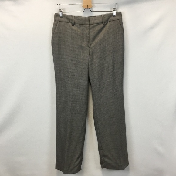 Talbots  Wool Blend Houndstooth Plaid Newport Pant - Picture 1 of 12